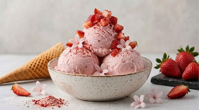 parfum glace fraise